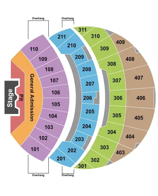 The Sphere Seating Chart